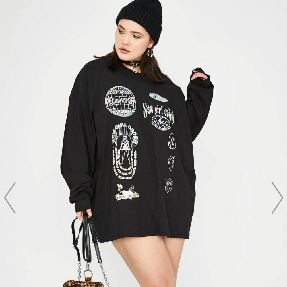 Holographic Long Sleeve Tee